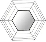 Kayoom Wandspiegel, Gold, Metall, Glas, 79.5x69x1.5 cm, Spiegel, Wandspiegel