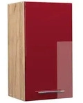 Vicco H&auml;ngeschrank, Bordeaux, Honigeiche, Holzwerkstoff, 2 F&auml;cher, Rechteckig,