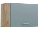 Vicco H&auml;ngeschrank, Blaugrau, Honigeiche, Holzwerkstoff, 1 F&auml;cher, Rechteckig,