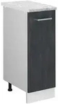 Vicco Apothekerschrank, Schwarz, Wei&szlig;, Holzwerkstoff, 2 F&auml;cher, 1 Schubladen,