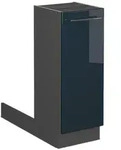 Vicco K&uuml;cheninsel, Dunkelblau, Anthrazit, Holzwerkstoff, Rechteckig, 30x82x70...
