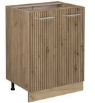 Vicco K&uuml;chenunterschrank, Eiche Artisan, Honigeiche, Holzwerkstoff, 1 F&auml;cher,