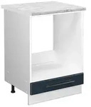 Vicco Herdumbauschrank, Dunkelblau, Wei&szlig;, Holzwerkstoff, 2 F&auml;cher, 1...