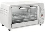 Homcom Minibackofen, Creme, Metall, 26x22x36.5 cm, Thermostat, Kochen, T&ouml;pfe,