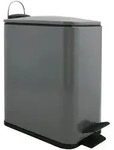 Spirella Treteimer Erik, Dunkelgrau, Kunststoff, 5 L, 14x28x29.5 cm, K&uuml;chen,