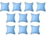 vidaXL Poolkissen, Blau, Kunststoff, 119x60x110 cm, Freizeit, Pools und Wasserspa&szlig;,