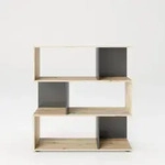 Mid.you Regal, Grau, Eiche Artisan, Holzwerkstoff, 103x110x36 cm, Wohnzimmer, Regale,