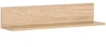 Mid.you Regal, Eiche, Holzwerkstoff, 80x15.7x17.3 cm, Beim&ouml;bel erh&auml;ltlich,