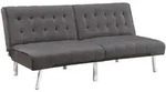 Atlantic home collection Schlafsofa, Grau, Textil, 2-Sitzer, 180x81x86 cm,