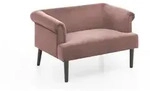 Atlantic home collection Loveseat, Rosa, Textil, 118x70x84 cm, Wohnzimmer, Sofas &