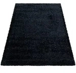 Novel Hochflorteppich Brilliant 4200 schwarz, Schwarz, Textil, Uni, rechteckig, Novel Hochflorteppich Brilliant 4200 schwarz, Schwarz, Textil, Uni, rechteckig,
