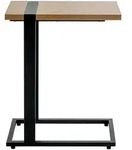 Beistelltisch, Schwarz, Eiche, Metall, Holzwerkstoff, rechteckig, eckig,...