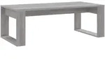 vidaXL Couchtisch, Silbereichen, Holz, Strukturbuche, Rechteckig,Rechteckig,