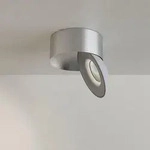 s.luce Led-Aufbauleuchte, Alu, Wei&szlig;, Metall, Rund, G, 10.8x5x10.8 cm, Lampen &