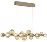 Neuhaus Pure Led-Pendelleuchte Pure E-Popup, Bronze, Metall, Kunststoff, Glas,...
