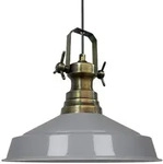 Bamyum H&auml;ngelampe, Grau, Metall, 41x35x35 cm, Lampen & Leuchten,...