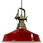 Bamyum H&auml;ngelampe, Rot, Metall, 41x35x35 cm, Lampen & Leuchten,...