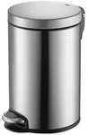 Proregal M&uuml;lleimer, Silber, Metall, Rund, 22.6x35.5x30 cm, K&uuml;chen,