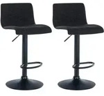 CLP Barhocker, Schwarz, Metall, 39x84x36 cm, Esszimmer, Barm&ouml;bel, Barhocker