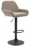 CLP Barhocker, Taupe, Metall, 51x89x52 cm, Esszimmer, Barm&ouml;bel, Barhocker