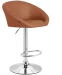 CLP Barhocker, Hellbraun, Metall, 55x86x51 cm, Esszimmer, Barm&ouml;bel, Barhocker