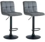 CLP Barhocker, Dunkelgrau, Metall, 46x94x47 cm, Esszimmer, Barm&ouml;bel, Barhocker