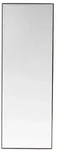 Spiegel, Schwarz, Metall, Glas, rechteckig, 67x193x5 cm, Spiegel, Wandspiegel