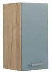 Vicco H&auml;ngeschrank, Blaugrau, Honigeiche, Holzwerkstoff, 1 F&auml;cher, Rechteckig,