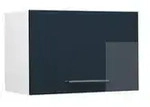 Vicco H&auml;ngeschrank, Dunkelblau, Wei&szlig;, Holzwerkstoff, 1 F&auml;cher, Rechteckig,