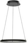 Paul Neuhaus Led-H&auml;ngeleuchte Hoop, Schwarz, Metall, Kunststoff, F, 57x40-180x57 cm,