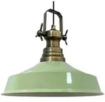 Bamyum H&auml;ngelampe, Mintgr&uuml;n, Metall, 41x35 cm, Lampen & Leuchten,...