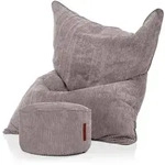 Green Bean Sitzsack, Grau, Textil, F&uuml;llung: Styroporkugeln, Rechteckig,...