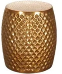 Mid.you Beistelltisch, Gold, Metall, rund, 42x32x32 cm, Wohnzimmer,...