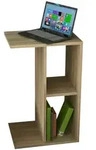 Mid.you Beistelltisch, Eiche, Holzwerkstoff, rechteckig, Wange, 30x63x40 cm,
