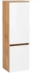 Held Midischrank Held M&ouml;bel Kopenhagen, Wei&szlig;, Eiche, Kunststoff, 40x130x35...