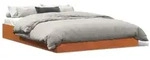 vidaXL Massivholzbett, Braun, Holz, 140x200 cm, Schlafzimmer, Betten