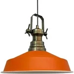 Bamyum H&auml;ngelampe, Orange, Metall, 41x35x35 cm, Lampen & Leuchten,...