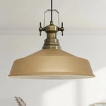 Bamyum Pendelleuchte, Beige, Metall, 40x34x30 cm, Lampen & Leuchten,