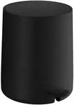 Kosmetikeimer, Schwarz, Kunststoff, 4 L, 12x5.5x9.2 cm, Badaccessoires,