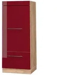 Vicco Vorratsschrank, Bordeaux, Honigeiche, Holzwerkstoff, 1 F&auml;cher, 1...