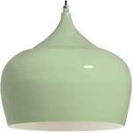 Bamyum Pendelleuchte, Mintgr&uuml;n, Metall, Rund,Rund, 30x30 cm, Lampen & Leuchten,