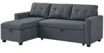 VitaliSpa Sofa, Grau, Holz, L-Form,Rechteckig, 226x163 cm, Wohnzimmer, Sofas &