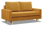Sofa, Gelb, Textil, 2-Sitzer, 152x88x92 cm, Wohnzimmer, Sofas & Couches, Sofas,