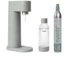 mysoda Wassersprudler Woody Pigeon, Salbeigr&uuml;n, Naturmaterialien, 13x41x24.5 cm,