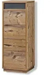 Aileenstore Kommode, Fichte, Holzwerkstoff, Nachbildung, 4 Schubladen, einzeln