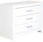 Paidi Kommode Fiona, Wei&szlig;, Holzwerkstoff, 3 Schublade(n) Schubladen, 110x91.9x55.3