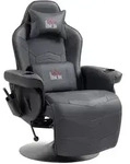 Homcom Relaxsessel, Schwarz, Kunststoff, 1-Sitzer, F&uuml;llung: Schaumstoff,