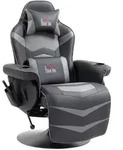 Homcom Relaxsessel, Grau, Kunststoff, 1-Sitzer, F&uuml;llung: Schaumstoff,...