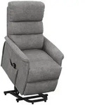 Homcom Fernsehsessel, Grau, Textil, F&uuml;llung: Polyester, 90x96x66 cm, Wohnzimmer,