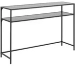 Konsolentisch Seaford, Schwarz, Holzwerkstoff, rechteckig, eckig, 120x79x35 cm,